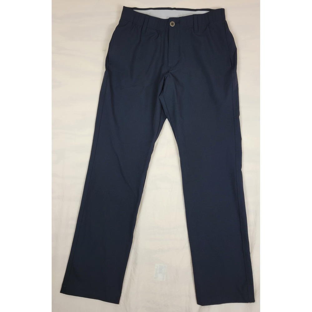 Under Armour Mens Drive Golf Pants Black 1377300-001 Size 30/30 Elastic Waist